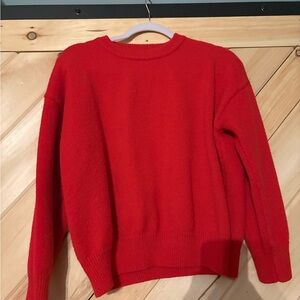 SHEIN Bold Red Knitwear